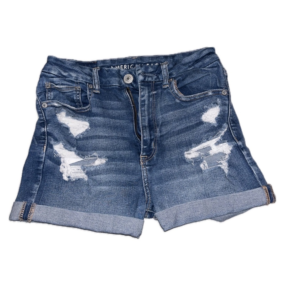 American Eagle Next Level Stretch Jean Shorts (size: 6)